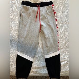 New Disney-Marvel Sweat Pants. Color: Grey-Black-White. Size L